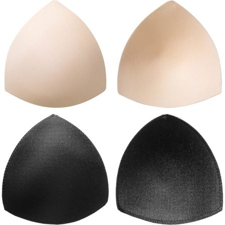 Paris_3 par avtagbara BH-kuddar Bekväma ventilerande BH-vadderingsinsatser BH-kuddar Inlägg Triangelformade BH-inlägg för damer Enh
