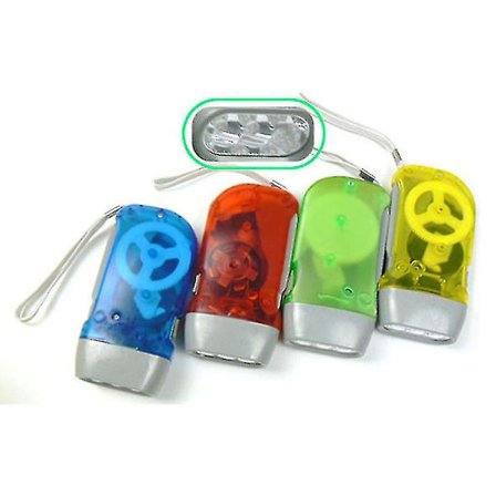 3 LED Dynamoficka Handvevlampa utan Batteri
