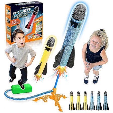 Leker for gutter 3-10 år, Rakettleketøy-utskyter for barnegaver til gutter og jenter 3-12 år Utendørsleker Gutteleker Alder 3 4 5 6 Hageleker 