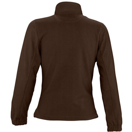 SOLS Dam/Dam North Full Zip Fleecejacka örk Choklad
