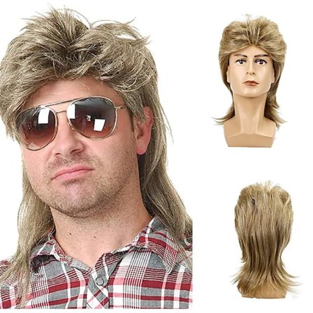 Mulletperuk för män, 80-tals retrofrisyr