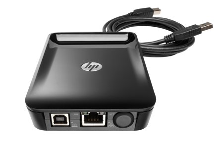 HP JetDirect - skriverserver - USB