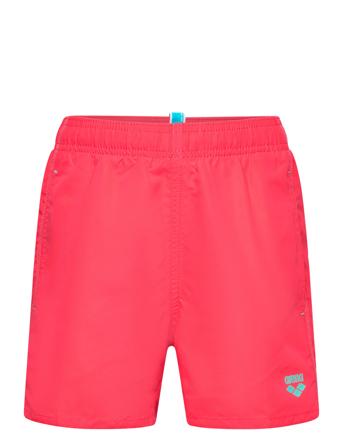 Boys' Beach Boxer Solid R Black-White Sport Swimshorts Red Arena