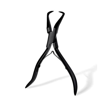 Hårförlängningstång i rostfritt stål, verktyg för hårförlängning, tång för att ta bort mikrolänkbeads, för hår E