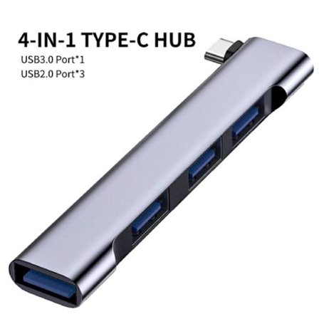PD Snabb USB-C USB-hub Bred Användning USB3.0 5Gbps Bärbar Ty