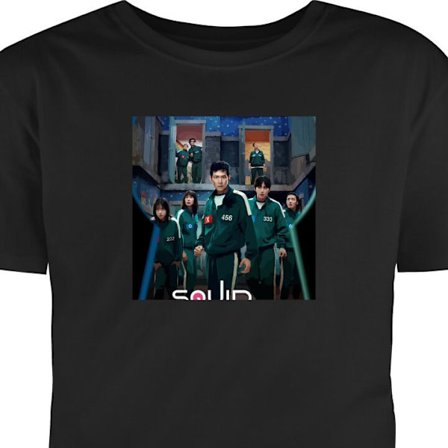 Barn T-skjorte Squid Game Säsong 3 Seriefigurer Populärt TV Serie Motiv