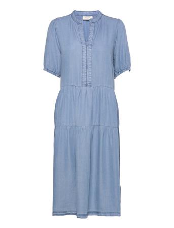 Fqcoin-Dr Knælang Kjole Blå FREE/QUENT