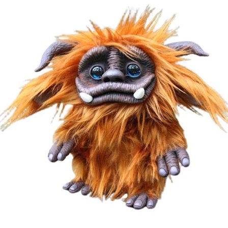 Orm fra labyrinter håndlavet orm plys legetøj skrivebord ornament sjov plys bamse gave gave (FMY)