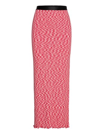 Mads Nørgaard 2X2 Cotton Space Maxine Skirt - Red - L