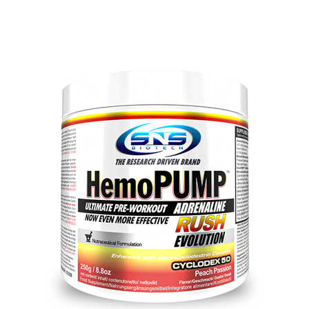 SNS Biotech HemoPUMP Adrenaline Rush PWO 250 g