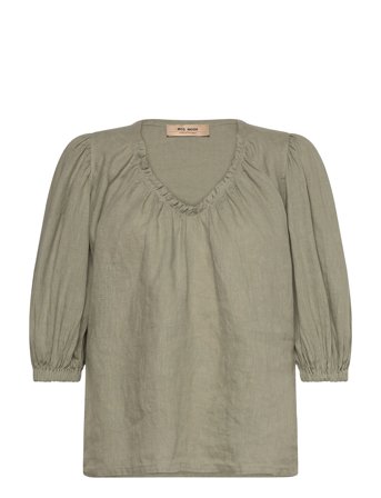 MOS MOSH | Mmtaissa Linen Blouse | L