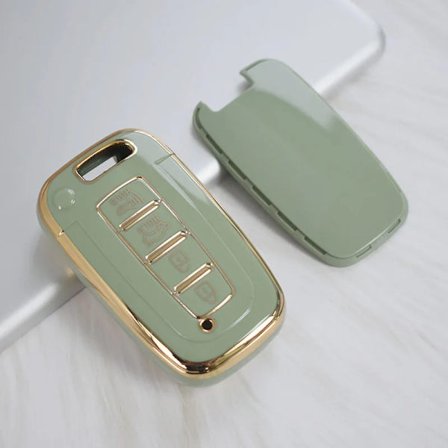 Smart Nyckelfodral Fob 3 4 Knappar för Hyundai IX35 Elantra Sonata 8 9 för Kia Sportage K5 K2 Sorento Optima Forte 2011-2016