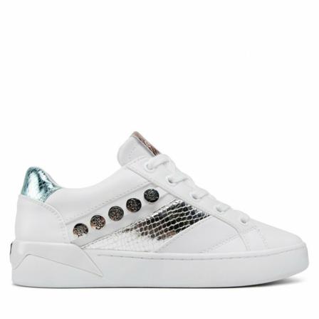 Guess Sneakers Roxo Laminated Inserts , Wit , Dames , Maat: 36 EU
