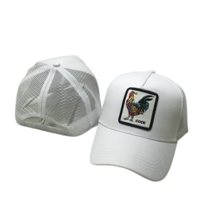 Animalformad broderad basebollkeps mode personlighet hej