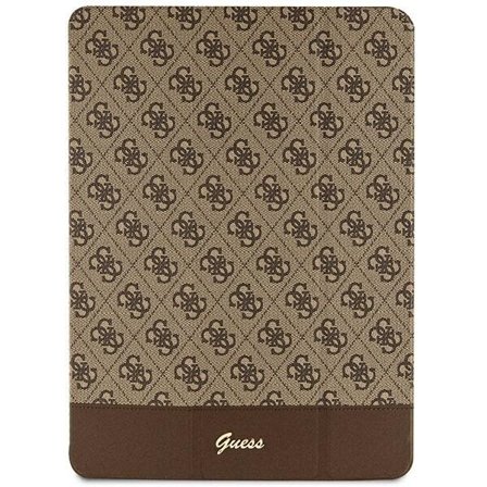 Guess 4G Stripe Allover kotelo iPad Pro 12.9" - ruskea