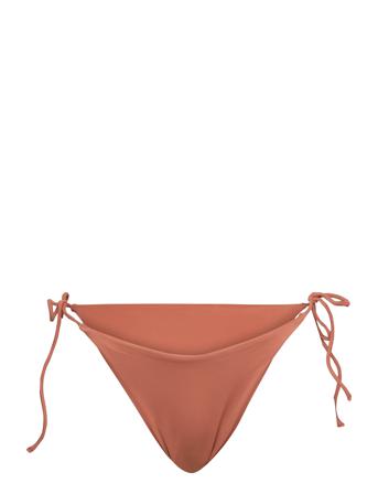Swim Brief Tina Brazilian Swimwear Bikinis Bikini Bottoms Side-tie Bikinis Brun Lindex