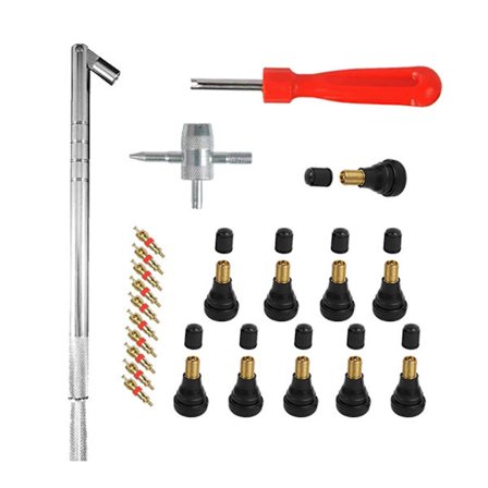 Dekkventil 23 deler Bil dekkventil Dekkventiler Gummi Autos Ventil