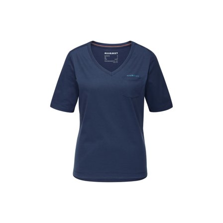 Mammut Pocket T-shirt Women's Women short-sleeved sweaters Blue M