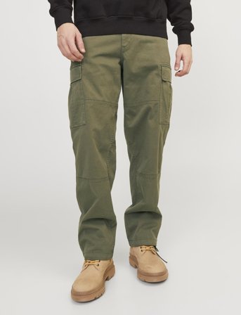 Jack & Jones Jpstkarl Jjharlow Cargo Noos - Khaki green - 29 x 30