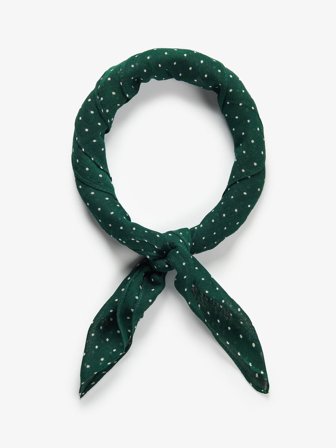 John Henric Men's Grüne Gepunktete Bandana Size Onesize