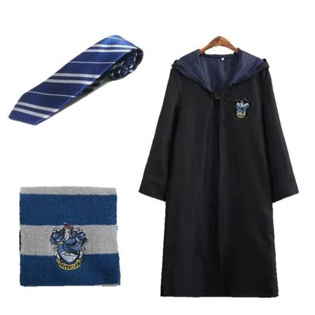 Harry Potter Cosplay Kostume Unisex Voksen/Børn Gryffindor Ro V Voksen S Ravenclaw-Xin Ravenclaw Adult M