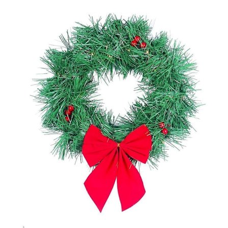 Julekrans til Bil, Lastbil, SUV med LED-lys Dekoration Grill Dekoration Bil Alle Vejrforhold Vinter