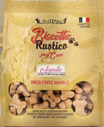 Unipro Biscotto Rustico Agnello Alimento Complementare Per Cani