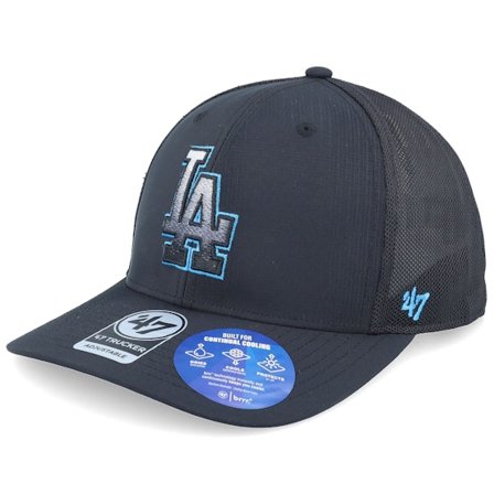 47 Brand - Negro trucker Gorra - Los Angeles Dodgers MLB 47 Black Trucker @ Hatstore