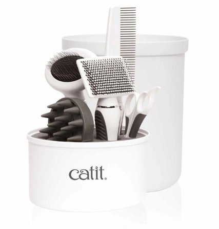 Catit Sett med Børster til Korthåret Katt