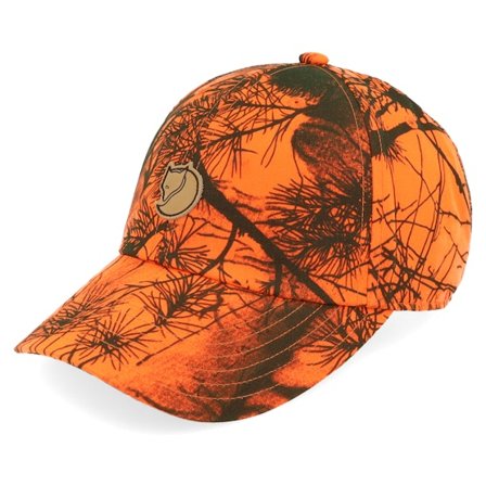 Fjällräven - Orange adjustable Kasket - Lappland Camo Cap Orange Adjustable @ Hatstore