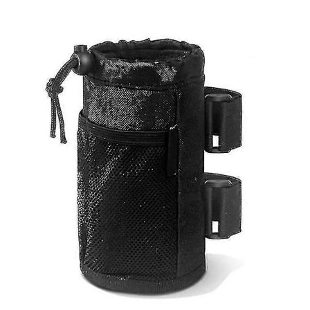 Koppholder for rullator/rullestol, universell drikkeholder, vannflaskeholder med netting