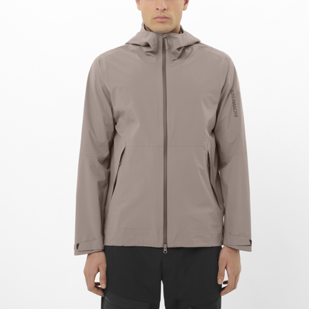 Salomon - veste pour homme Outerpath 2.5l Jacket M - Iron - L