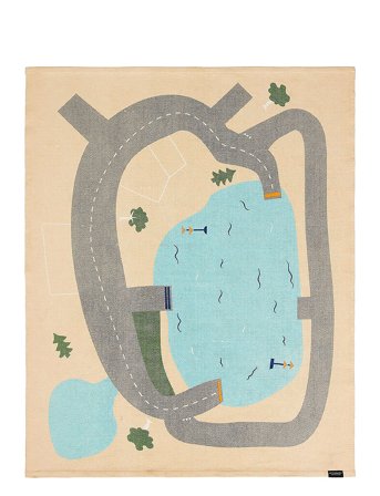 Kid's Concept Rug 130X160 Aiden - Multi/patterned - ONE SIZE