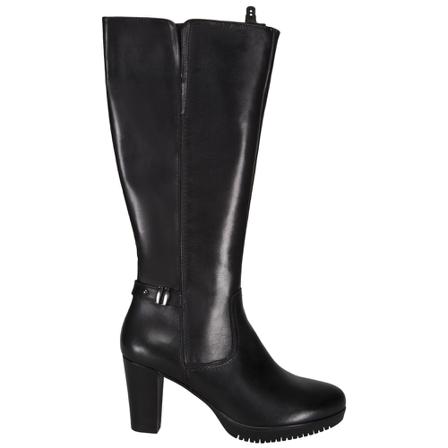 Tamaris Boot on heel Sort, Dame Støvler, Størrelse: 38 EU