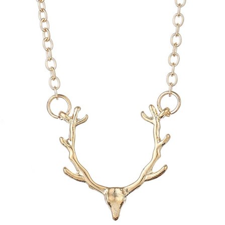 Halsband med älghorn, jultomte älg renhalsband