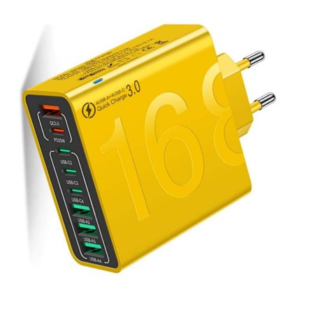 150W Type C hurtiglading USB hurtigladende mobiltelefonadapter vegglading