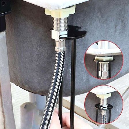 Köksreparation VVS-verktyg Handfat Krannyckel VVS-rör Fyra-klo-skiftnyckel Badrumsnyckel Verktyg Se