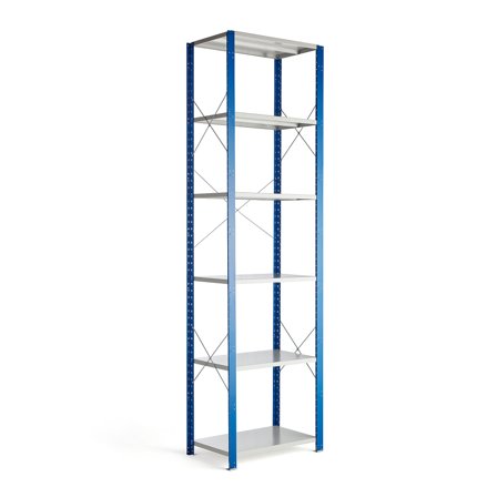 Regalsystem MIX, Grundmodul, 3000 x 800 x 600 mm