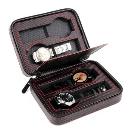 Stilig och säker klockväska för upp till 4 klockor