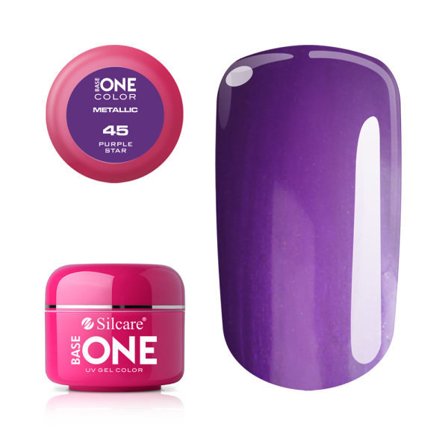 Base one - Metallic - Purple star 5g UV geeli