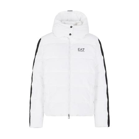 Emporio Armani EA7 Down Jacka vit, Dam, Dam, Storlek: S