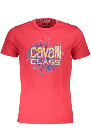 Cavalli Class T-shirt Maniche Corte Uomo Rosso