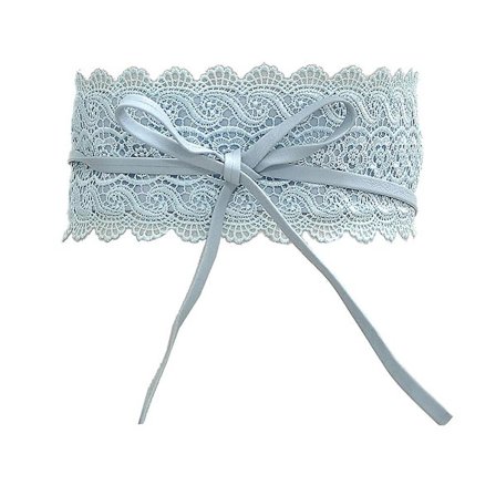 Mode Bredt Blondering Bælte til Kvinder - Festbælte med Snøre