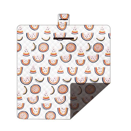 Stor Picknickfilt Vattentät Vikbar Strand Camping Matta 3 Lager Bärbar Utomhusmatta Väska för