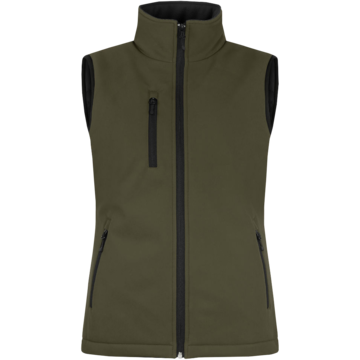 Vadderad Softshellväst Dam*