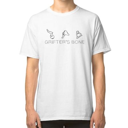 Grifter's Bone - T-shirt med mörk logotyp L