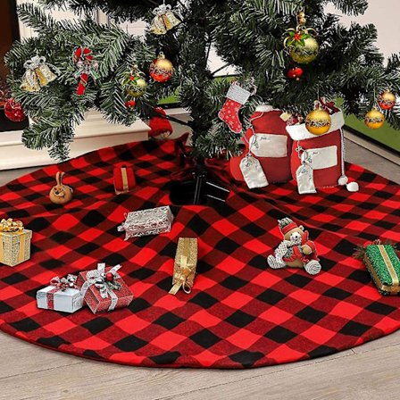 Juletre Skjørt Nyttår Ferie Fest Hjem Ornamenter[D]