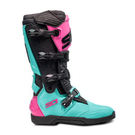 Sidi X Power SC MX-Kängor Mint svart/rosa 38