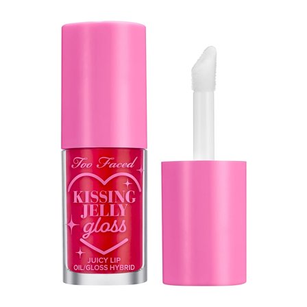 Too Faced Kissing Jelly Lip Gloss Cherry Pie, Makeup, Læber, Lipgloss