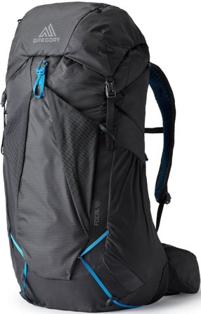 Gregory Focal 48 RC minimalistinen reppu, musta